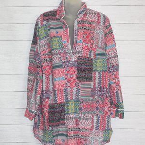 Victoria's Secret Flannel Style Small Short Night